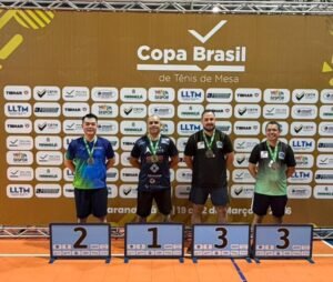 Copa Brasil Ouro tênis de mesa,atletas Balneário Camboriú,Fundação Municipal de Esportes SC,José Gamba Neto,Luiz Miranda,Campeonato Catarinense tênis de mesa,Confederação Brasileira de Tênis de Mesa,ranking nacional tênis de mesa,categoria Master 40,categoria Absoluto D,mesatenistas catarinenses,competição esportiva SC,Paranaguá PR,títulos nacionais tênis de mesa,mesatenistas em destaque,esporte de alto rendimento SC,desenvolvimento esportivo SC,tênis de mesa competitivo