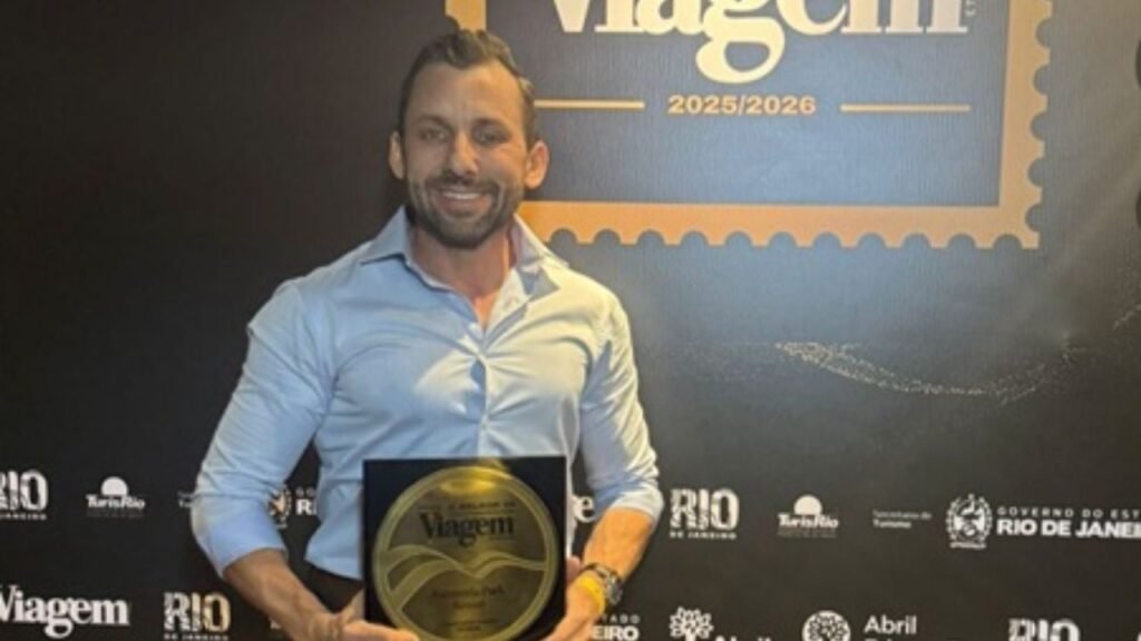 Fazzenda Park Resort Gaspar,melhor hotel fazenda Brasil 2025,prêmio viagem e turismo 2026,turismo Santa Catarina destaque,hotel fazenda Vale do Itajaí,resort all inclusive SC,turismo rural Brasil,hotelaria de luxo Brasil,FG Brazil resort,prêmio turismo nacional Brasil,destinos turísticos Santa Catarina,infraestrutura hotel fazenda,lazer no campo Brasil,turismo familiar Brasil,melhor resort fazenda Brasil