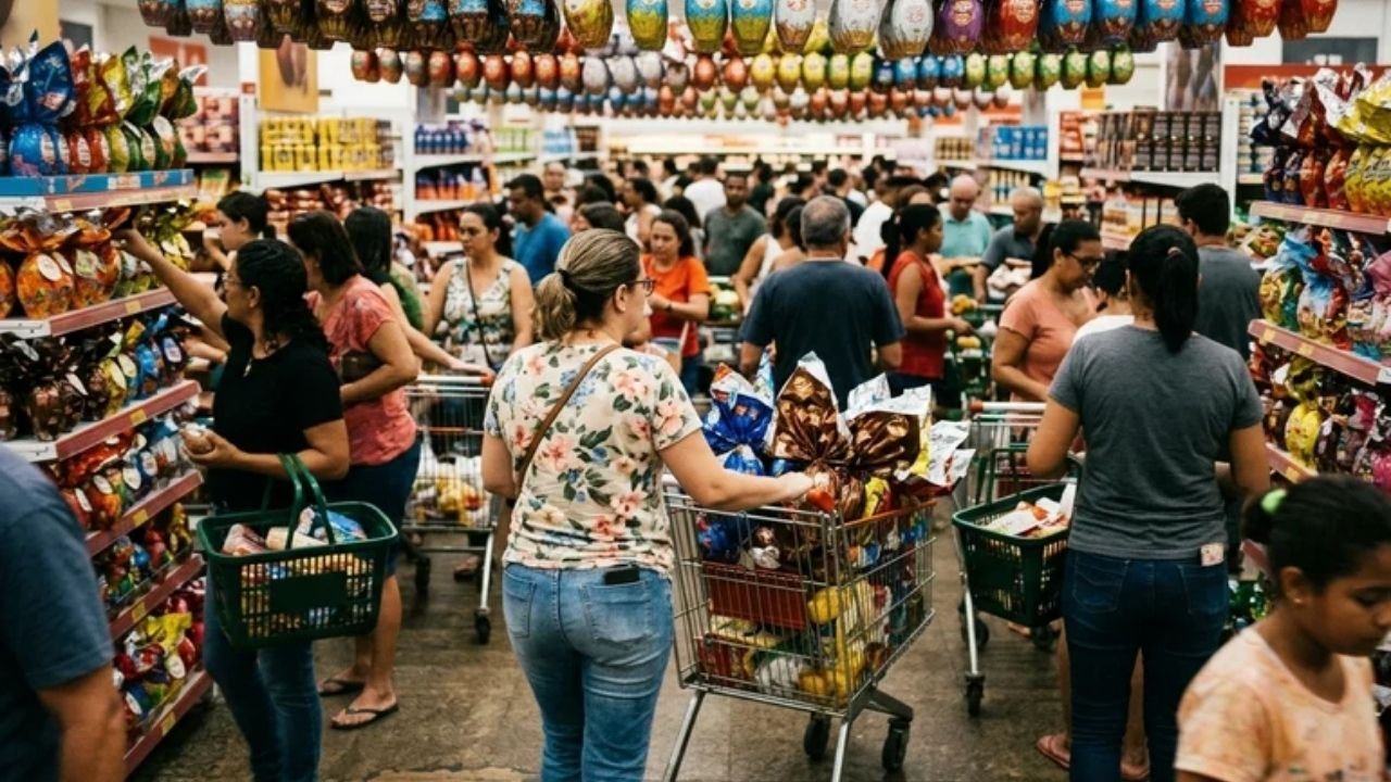 varejo brasileiro Páscoa 2026,consumo Páscoa Brasil,e-commerce Brasil crescimento,compras online Páscoa,comportamento do consumidor Brasil,CNDL SPC Brasil pesquisa,mercado digital varejo,retail media estratégia,vendas Páscoa 2026 Brasil,tendências consumo online,benefícios e-commerce Brasil,frete grátis impacto vendas,jornada do consumidor digital,empresas varejo Brasil,crescimento vendas sazonais
