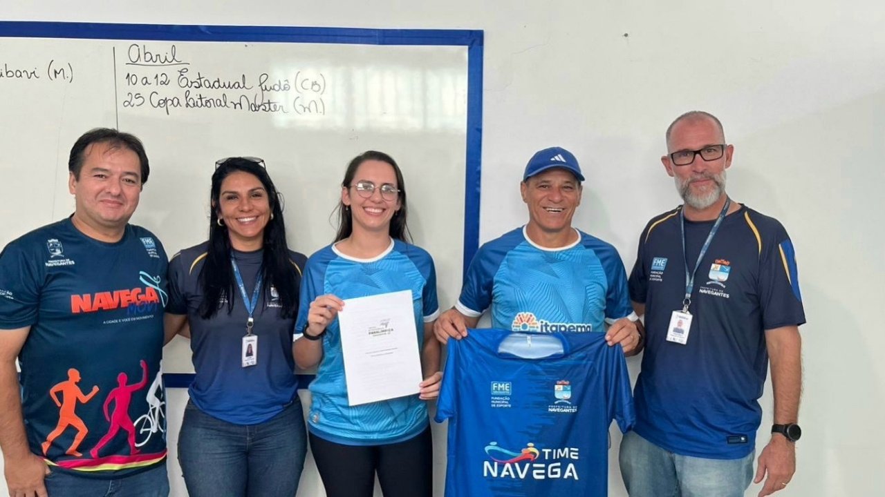 paradesporto em Navegantes,esporte paralímpico em Itapema,parceria esportiva Santa Catarina,Centro de Referência Paralímpica Navegantes,Comitê Paralímpico Brasileiro CPB,Fundação Municipal de Esporte de Navegantes,Secretaria Municipal de Esporte de Itapema,inclusão no esporte,políticas públicas esportivas,atletas paralímpicos Santa Catarina,desenvolvimento do paradesporto,rede de esporte inclusivo,modalidades paralímpicas atletismo badminton tênis de mesa,Bolsa Atleta paradesporto,formação de atletas paralímpicos,esporte adaptado Brasil,gestão esportiva municipal