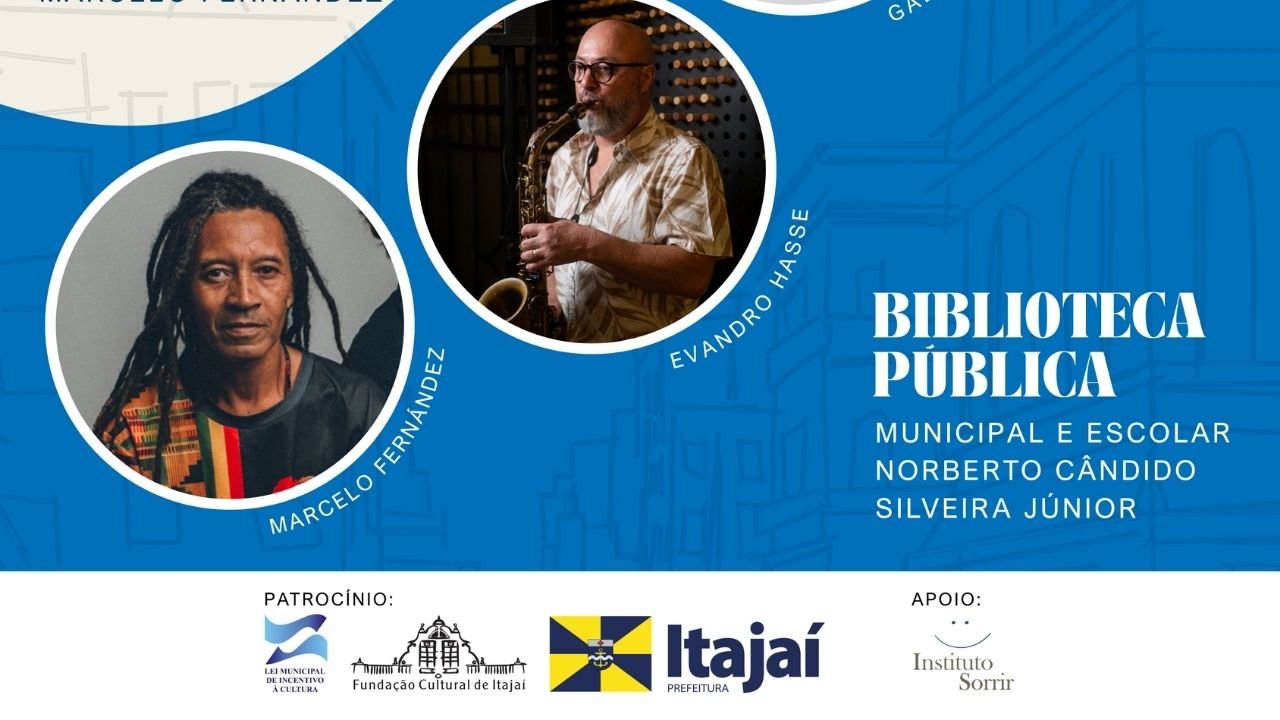 Chorinho na Biblioteca Itajaí,evento cultural Itajaí,Dia Nacional do Choro SC,música instrumental brasileira,choro em Santa Catarina,apresentação gratuita Itajaí,cultura em Itajaí SC,eventos biblioteca Itajaí,Gabriel Carneiro violão,show de choro SC,agenda cultural Itajaí,música ao vivo Itajaí,biblioteca pública Itajaí evento,cultura brasileira choro,programação cultural SC