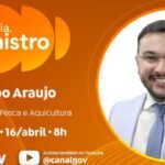 Ministro Edipo Araujo destaca rastreabilidade do pescado e combate a fraudes em entrevista nacional