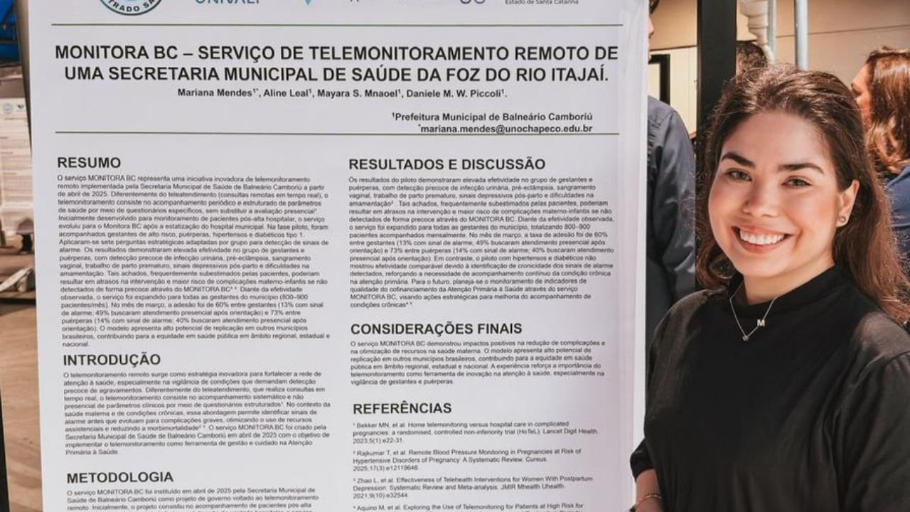 Balneário Camboriú saúde inovação,projetos saúde SC,simpósio internacional saúde Itajaí,Univali evento saúde,tecnologia na saúde SUS,telemonitoramento pacientes SC,BC Digital saúde da mulher,Point of Care SC,atendimento domiciliar SUS,inovação pública saúde Brasil,planejamento em saúde SC,saúde digital Balneário Camboriú,atenção básica tecnologia,diagnóstico rápido SUS,gestão saúde municipal