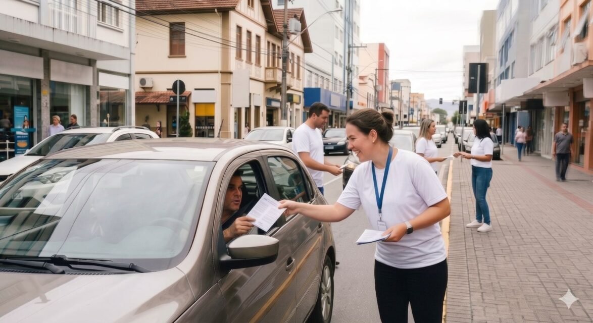 Movimento Cada Voto Conta realiza blitz nos dias 18 e 25 de abril em ruas de Joinville
