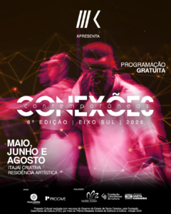 Conexões Contemporâneas,Conexões Contemporâneas 2026,Itajaí,Itajaí Santa Catarina,teatro em Itajaí,programação cultural Itajaí,eventos culturais em Itajaí,Karma Coletivo de Artes Cênicas,artes cênicas Santa Catarina,cultura em Santa Catarina,oficinas de teatro Itajaí,espetáculos gratuitos Itajaí,Fundação Catarinense de Cultura,Prêmio Elisabete Anderle,economia criativa Santa Catarina,teatro contemporâneo,dança e artes visuais,eventos gratuitos em Itajaí,formação artística Santa Catarina,Itajaí Criativa Residência Artística
