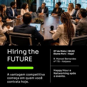 Entra21,Entra21 Itajaí,Entra21 Balneário Camboriú,Hiring the Future,Elume Centro Regional de Inovação,tecnologia em Itajaí,inovação em Balneário Camboriú,mercado de tecnologia em Santa Catarina,formação em Java,curso de tecnologia em Itajaí,vagas em tecnologia Santa Catarina,ACATE,ACII,UDESC,Blusoft,NuTI,talentos em tecnologia,mão de obra qualificada,ecossistema de inovação catarinense,evento de tecnologia em Itajaí,networking empresarial,desenvolvimento de software,capacitação profissional em tecnologia,litoral norte de Santa Catarina