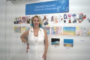 arteterapia em Itajaí,projeto cultural Itajaí,mulheres com deficiência física,inclusão pela arte,acessibilidade cultural,saúde mental e arte,cultura em Santa Catarina,projeto De que mar você tem saudade,oficinas de arteterapia,ADEFI Itajaí,Casa da Cultura Dide Brandão,Fundação Catarinense de Cultura,Política Nacional Aldir Blanc,inclusão social feminina,arte e transformação social,exposição Oceano Mulher,cultura catarinense