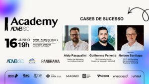 ADVB Academy,FURB,Blumenau,ADVB SC,empreendedorismo,inovação,tecnologia,inteligência artificial,mercado de trabalho,networking profissional,evento em Blumenau,desenvolvimento profissional,liderança,transformação digital,Unifique Internet,Atomsix Studio,ecossistema de inovação,Santa Catarina