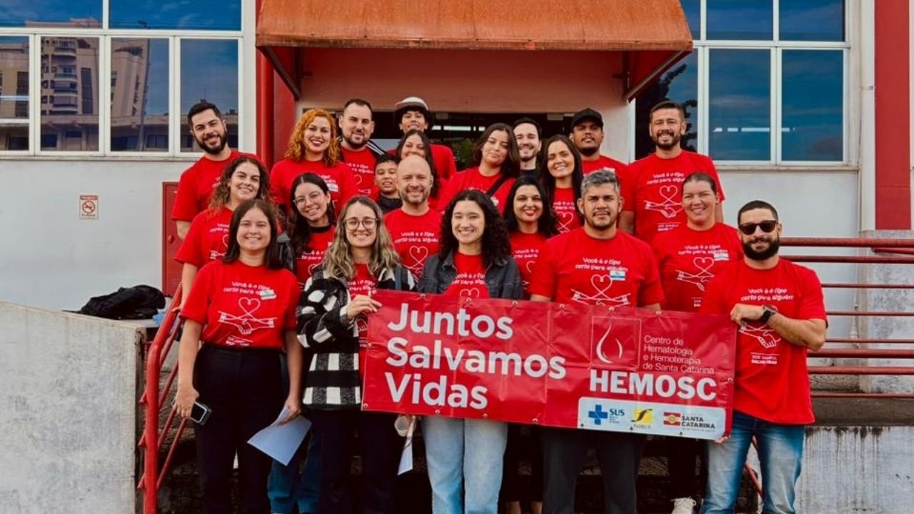 Aegea SC,doação de sangue,Hemosc Joinville,Hemocentro Regional de Joinville,responsabilidade social,voluntariado corporativo,Águas de Bombinhas,Águas de Camboriú,Águas de Penha,Águas de São Francisco do Sul,campanha de doação de sangue,saúde pública,ações sociais em Santa Catarina,saneamento básico,cidadania corporativa,estoque de sangue,transfusão de sangue,voluntariado empresarial,Joinville Santa Catarina