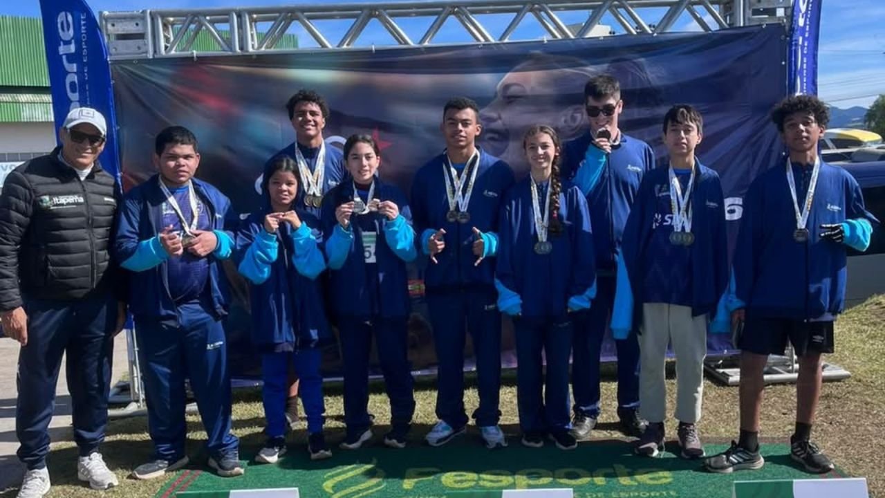 Itapema,Parajesc 2026,Jogos Abertos Paradesportivos Escolares de Santa Catarina,paradesporto escolar,atletismo paralímpico,medalhas Itapema,atletas de Itapema,Videira,esporte adaptado,inclusão social,Paralimpíadas Escolares,São Paulo,esporte escolar,Santa Catarina,Secretaria de Esportes de Itapema,atletismo paralímpico catarinense,medalhas no Parajesc,esporte inclusivo,delegação de Itapema,paratletas catarinenses