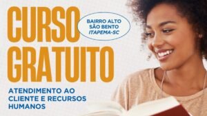 curso gratuito Itapema,Instituto Araxá,Capacita+ Itapema,Atendimento ao Cliente,Recursos Humanos curso,qualificação profissional SC,vagas gratuitas,oportunidade de emprego Itapema,It! Wheel!,roda gigante Itapema,formação profissional Santa Catarina,geração de renda,capacitação para jovens,cursos profissionalizantes,mercado de trabalho SC,turismo Itapema,educação e emprego