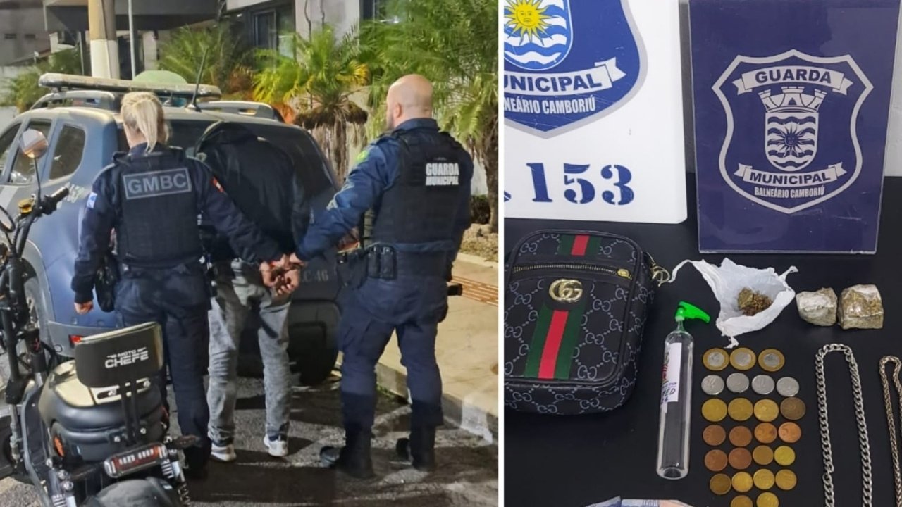 Guarda Municipal Balneário Camboriú,prisão por receptação,autopropelido furtado,recuperação de veículo furtado,segurança pública BC,ocorrência policial Balneário Camboriú,Central de Plantão Policial,patrulhamento municipal,combate ao crime,furto em Balneário Camboriú,ação da Guarda Municipal,policiamento urbano,apreensão de drogas,prevenção à criminalidade,fiscalização municipal