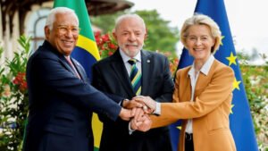 Lula União Europeia,Lula G7,relações Brasil União Europeia,comércio exterior brasileiro,exportações brasileiras,restrições a produtos brasileiros,acordo Mercosul União Europeia,Itamaraty,política internacional do Brasil,economia brasileira,produtos siderúrgicos brasileiros,exportação de alimentos,diplomacia brasileira,agenda bilateral Brasil Europa,negociações comerciais internacionais