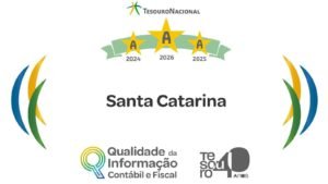 Santa Catarina Nota A Tesouro Nacional,qualidade fiscal Santa Catarina,gestão fiscal catarinense,ranking ICF 2026,Informação Contábil e Fiscal,Secretaria do Tesouro Nacional,contas públicas SC,transparência fiscal,auditoria pública,Auditores Estaduais de Finanças Públicas,SINDAF-SC,Siconfi,sustentabilidade fiscal,desenvolvimento sustentável Santa Catarina,administração pública estadual,investimento público,credibilidade fiscal,finanças públicas,orçamento estadual,economia catarinense