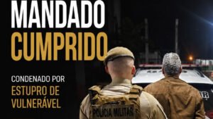 Balneário Camboriú,Polícia Militar de Santa Catarina,PMSC,12º Batalhão de Polícia Militar,homem preso em Balneário Camboriú,estupro de vulnerável,condenado por estupro de vulnerável,mandado de prisão,foragido da Justiça,Terminal Rodoviário de Balneário Camboriú,COPOM,Presídio Regional de Canhanduba,Itajaí,segurança pública,prisão em Santa Catarina,cumprimento de mandado,ocorrência policial,Justiça,ônibus interestadual,notícias de Balneário Camboriú