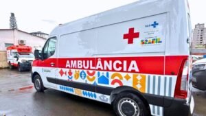 nova ambulância Navegantes,ambulância Secretaria de Saúde Navegantes,saúde pública Navegantes,frota da saúde Navegantes,Prefeitura de Navegantes saúde,emenda parlamentar Navegantes,investimento em saúde Navegantes,atendimento saúde Navegantes Santa Catarina,transporte de pacientes Navegantes,Secretaria de Saúde Navegantes,saúde municipal Santa Catarina,Sandra Kasai secretária de Saúde,ambulância emenda parlamentar,serviços de saúde Navegantes,gestão da saúde Navegantes