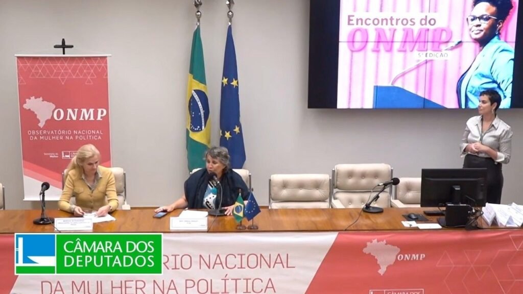 Observatório Nacional da Mulher na Política,ONMP cinco anos,Câmara dos Deputados evento,Secretaria da Mulher Câmara,participação política feminina Brasil,violência política contra a mulher,mulheres na política brasileira,igualdade de gênero política,produtividade legislativa mulheres,painéis de dados mulheres política,pesquisas gênero e política,eleições e presença feminina,Auditório Freitas Nobre evento,encontro Brasília agosto 2026,monitoramento mulheres na política,atuação parlamentar deputadas federais,publicações Observatório Mulher Política,inscrições evento Câmara dos Deputados