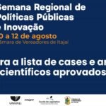 Semana Regional de Políticas Públicas e Inovação aprova 17 trabalhos para mostra científica em Itajaí