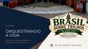 Brasil Sobre Trilhos Camboriú,espetáculo Brasil Sobre Trilhos,Brasil Sobre Trilhos Uma Viagem Musical de Norte a Sul,espetáculo em Camboriú,eventos em Camboriú,orquestra em Camboriú,Orquestra Acadêmica Mariuccia Iacovino,apresentação musical Camboriú,música brasileira em Camboriú,cultura em Camboriú,evento gratuito em Camboriú,programação cultural Camboriú,espetáculo gratuito em Camboriú,eventos culturais Santa Catarina,música em Santa Catarina,turnê Orquestrando a Vida,Centro Cultural Guga Camboriú,apresentações de orquestra,cultura brasileira,música clássica em Camboriú