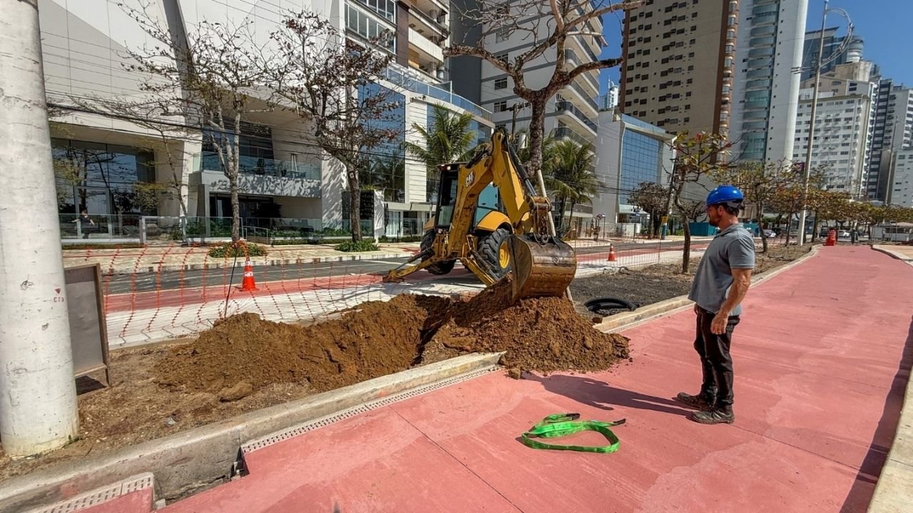 transplante de árvores em Balneário Camboriú,reurbanização da orla de Balneário Camboriú,Praia Central de Balneário Camboriú,nova orla de Balneário Camboriú,árvores na orla de BC,transplante de amendoeiras,arborização da nova orla,Barra Sul Balneário Camboriú,obra da orla de Balneário Camboriú,30 amendoeiras transplantadas,Instituto do Meio Ambiente de Santa Catarina,IMA Santa Catarina,árvores em Balneário Camboriú,plantio de árvores na orla,projeto de arborização em BC,meio ambiente em Balneário Camboriú,reurbanização da Praia Central,área verde na nova orla,infraestrutura urbana em Balneário Camboriú