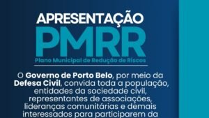 Plano Municipal de Redução de Riscos,PMRR,Porto Belo,Plano Municipal de Redução de Riscos em Porto Belo,Defesa Civil de Porto Belo,Defesa Civil,Santa Catarina,redução de riscos,prevenção de desastres,preparação para desastres,políticas públicas,gestão de riscos,prevenção de riscos,segurança pública,planejamento municipal,participação da comunidade,prevenção de desastres em Porto Belo,riscos e desastres em Santa Catarina,políticas de prevenção,planejamento da Defesa Civil