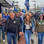 João Rodrigues cumpre agenda em Balneário Camboriú com Juliana Pavan e lideranças