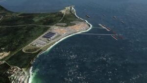 Porto Brasil Sul,Porto Brasil Sul São Francisco do Sul,Porto Brasil Sul Santa Catarina,Porto Brasil Sul investimento,R$ 6 bilhões Porto Brasil Sul,porto em São Francisco do Sul,Baía da Babitonga,infraestrutura portuária,portos de Santa Catarina,investimentos em Santa Catarina,empregos em São Francisco do Sul,engenharia verde,Green Port,Economia Azul,Cold Ironing,licenciamento ambiental,IMA Santa Catarina,logística portuária,comércio exterior em Santa Catarina,novos portos em Santa Catarina,terminal portuário