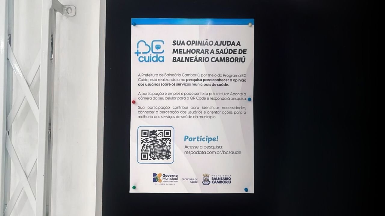 pesquisa de satisfação nas unidades de saúde,saúde pública em Balneário Camboriú,pesquisa de satisfação BC,avaliação do atendimento médico,unidades de saúde de Balneário Camboriú,Prefeitura de Balneário Camboriú,Programa BC Cuida,Respodata BC Saúde,avaliação dos serviços de saúde,atendimento ao paciente em BC,pesquisa de satisfação dos pacientes,melhoria da saúde pública,atendimento nas unidades básicas de saúde,participação dos pacientes na saúde,QR Code pesquisa de saúde,formulário de satisfação saúde BC,gestão da saúde municipal,atendimento humanizado em Balneário Camboriú,pesquisa anônima na saúde