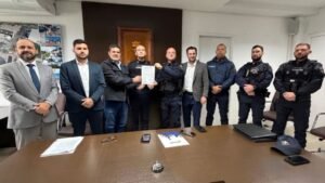 Guarda Municipal de Itajaí,Corregedoria da Guarda Municipal de Itajaí,posse nova Corregedoria Itajaí,segurança pública Itajaí,GM Dauer,Alex Fernando Dauer,Guarda Municipal Itajaí GMI,corregedoria municipal,fiscalização interna Guarda Municipal,correição Guarda Municipal,mandato Corregedoria Itajaí,agentes da Guarda Municipal,procedimentos disciplinares,Secretaria de Segurança Pública Itajaí,segurança pública Santa Catarina,gestão da Guarda Municipal,posse Guarda Municipal Itajaí