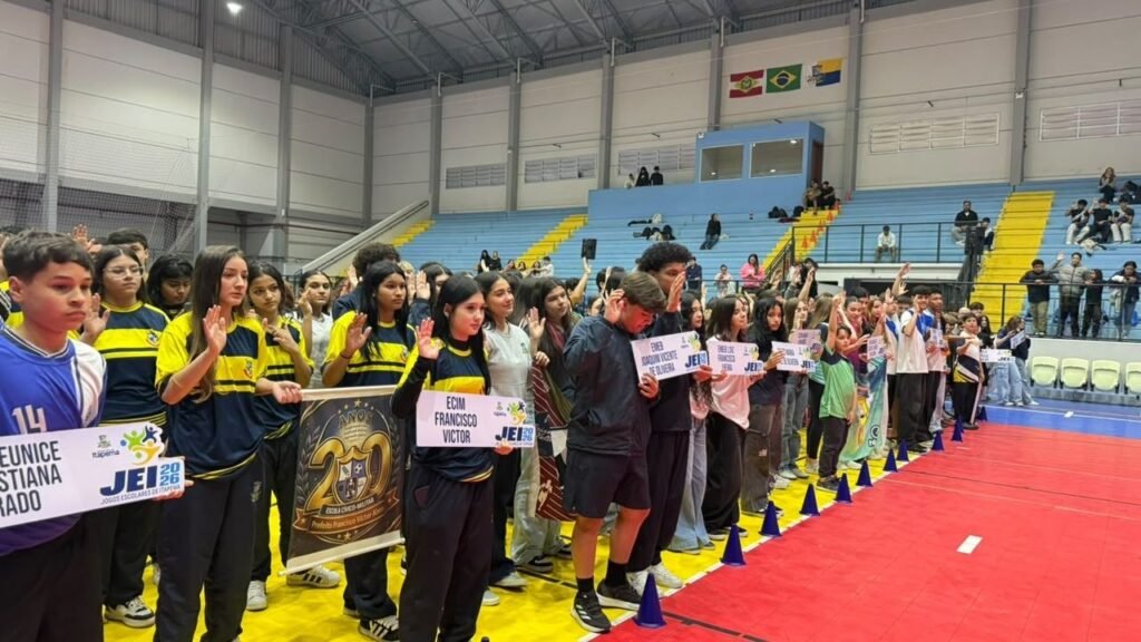 Jogos Escolares de Itapema,JEI Itapema,JEIzinho Itapema,ParaJEI Itapema,maior edição dos Jogos Escolares,Jogos Escolares Itapema 2026,esporte escolar em Itapema,competição escolar Santa Catarina,alunos-atletas Itapema,Ginásio Poliesportivo Victor José de Carvalho,Secretaria de Esportes de Itapema,Secretaria de Educação de Itapema,João Lucas Froelich Maciel taekwondo,taekwondo Itapema,atletas de Itapema,escolas de Itapema,programação dos Jogos Escolares Itapema,esporte e educação em Itapema SC