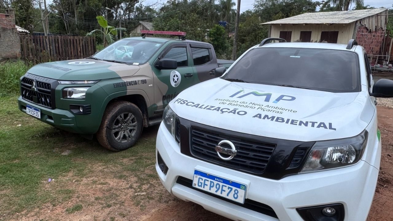 fiscalização em Balneário Piçarras,ocupação irregular Balneário Piçarras,supressão de vegetação,fiscalização ambiental,fiscalização urbanística,irregularidade ambiental,ocupação irregular do solo,invasão de área,Balneário Piçarras SC,Santa Catarina,Polícia Militar Ambiental,Instituto do Meio Ambiente,Planejamento Urbano,denúncias ambientais,uso irregular do solo,fiscalização ambiental em Santa Catarina,Nossa Senhora da Conceição
