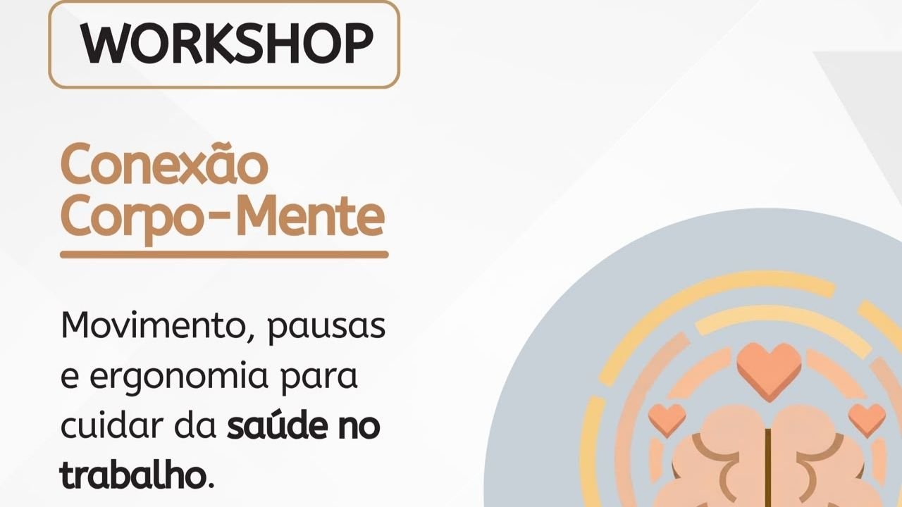 Balneário Camboriú,workshop em Balneário Camboriú,saúde no trabalho,Conexão Corpo-Mente,Biblioteca Machado de Assis,workshop saúde no trabalho,saúde ocupacional,ginástica laboral,pausas ativas,prevenção de doenças ocupacionais,atividade física no trabalho,saúde e bem-estar,trabalhadores de Balneário Camboriú,eventos gratuitos em Balneário Camboriú,Lei de Incentivo à Cultura,LIC-BC,Quinto Dia Útil
