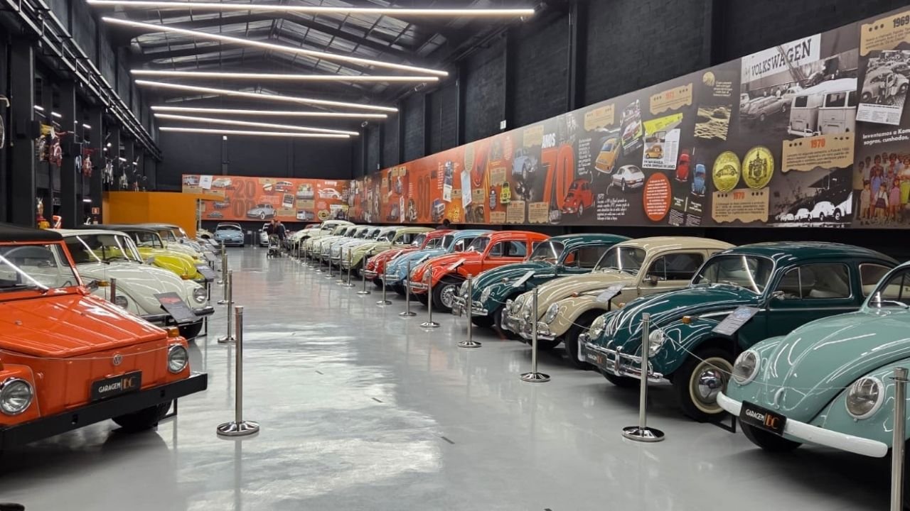 Garagem BC,Garagem BC Balneário Camboriú,atrativo turístico em Balneário Camboriú,turismo em Balneário Camboriú,veículos históricos,carros antigos em Balneário Camboriú,exposição de carros antigos,turismo em Santa Catarina,entretenimento familiar,atrações turísticas em Balneário Camboriú,Joel Rogério Pires Júnior,Rede Pires,coleção de veículos históricos,museu de carros antigos,lazer em Balneário Camboriú,turismo regional,atrações para famílias,colecionismo de carros,novo atrativo turístico em Balneário Camboriú